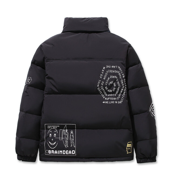 Knitted Bomber Jacket with Casual Stand Collar for Men